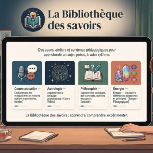 La Bibliothèque des Savoirs : Cours en replay